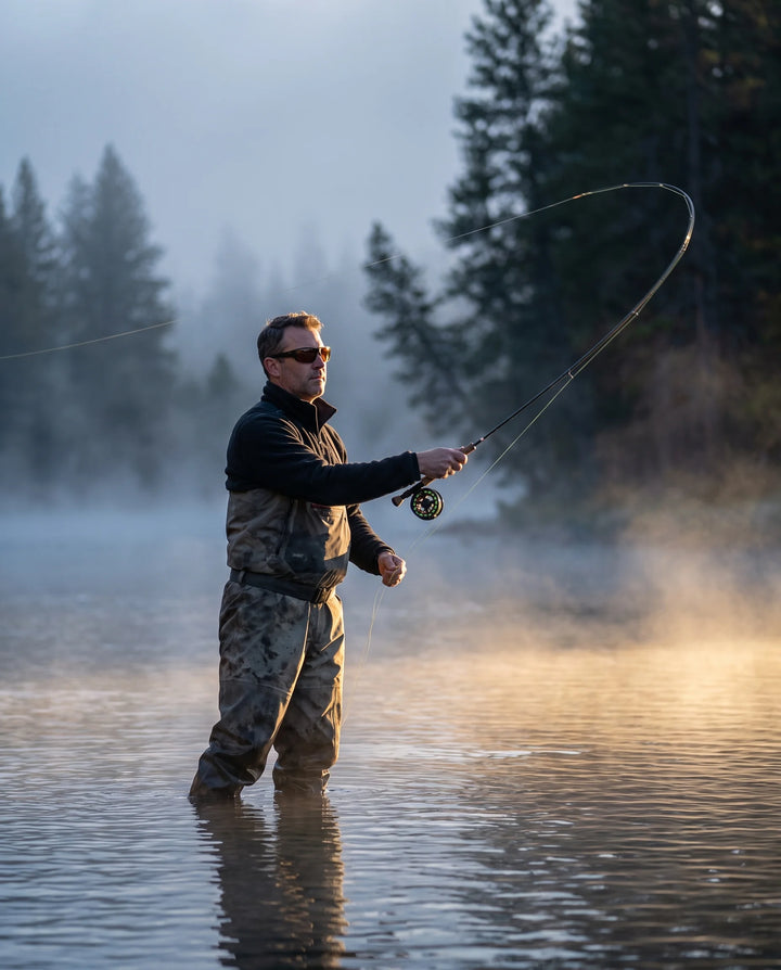 "The bass were sitting right there on the bed. I'd been casting past them for years."