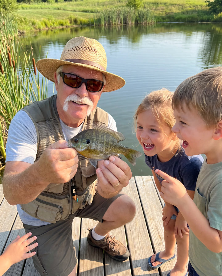 Feels nice having some help impressing the grandkids