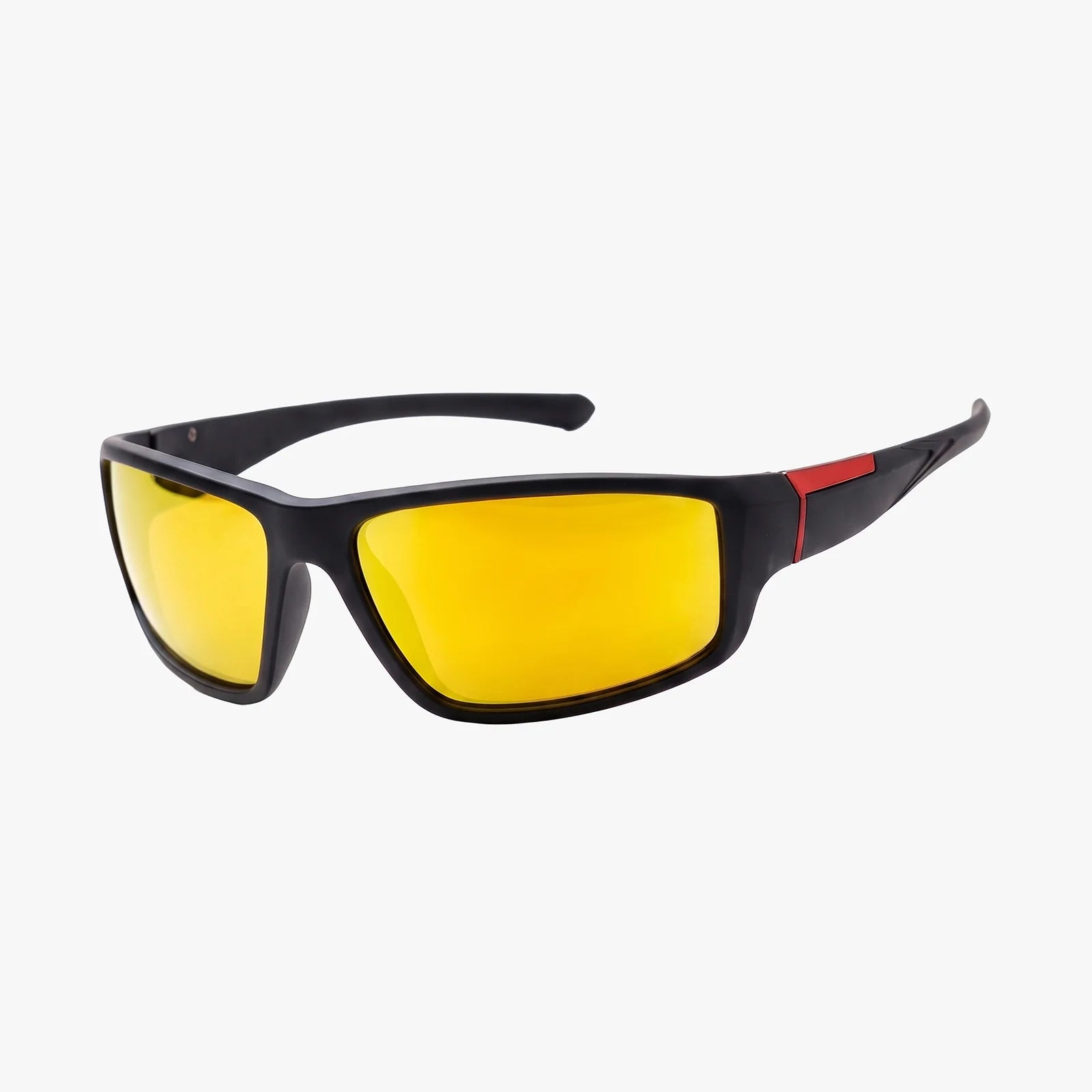 Polarized fishing sunglasses with Amber mirror lenses